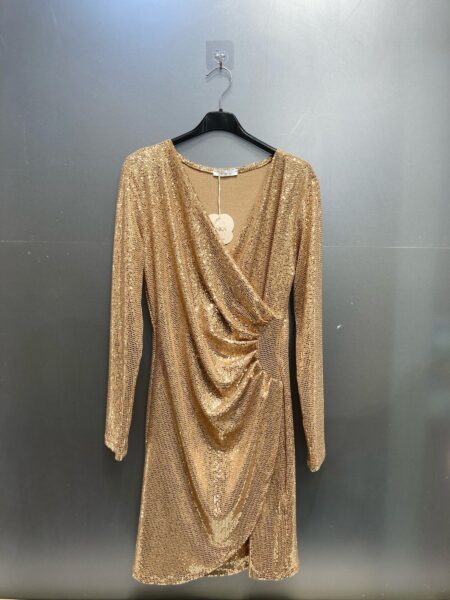 Robe taille unique effet drapé