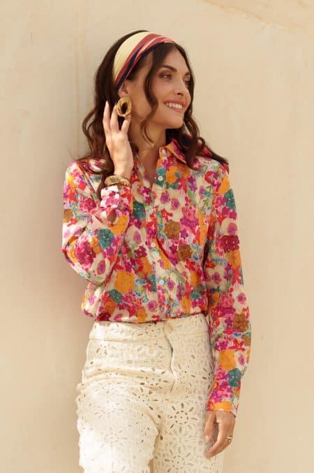 Chemise fleurie