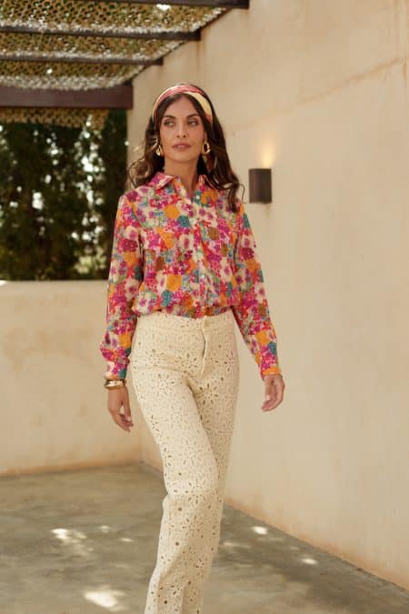 Chemise fleurie